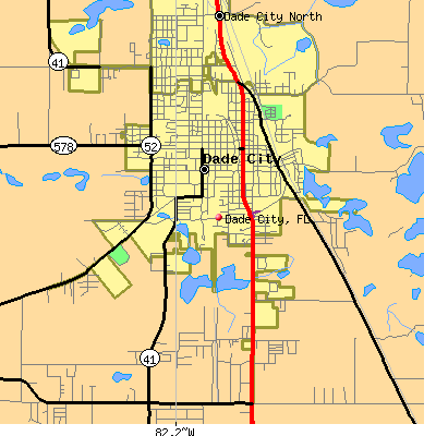 Dade City map