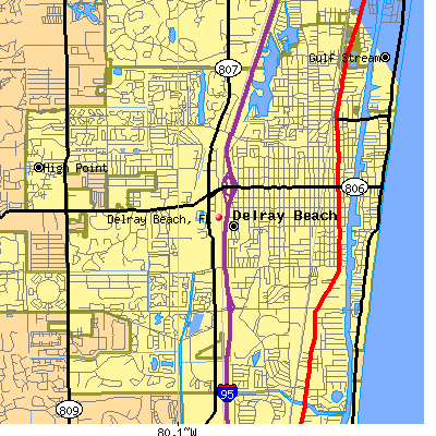 Delray Beach map