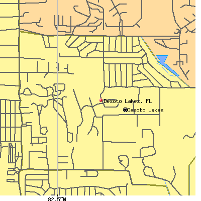 Desoto Lakes map