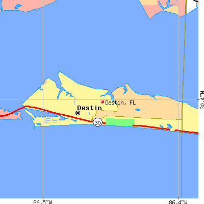 Destin map