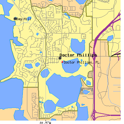Doctor Phillips map