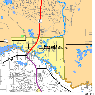 Dunnellon map
