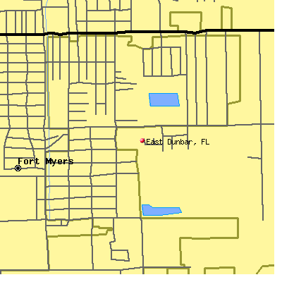 East Dunbar map