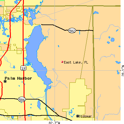 East Lake map