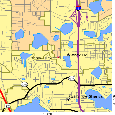 Eatonville map