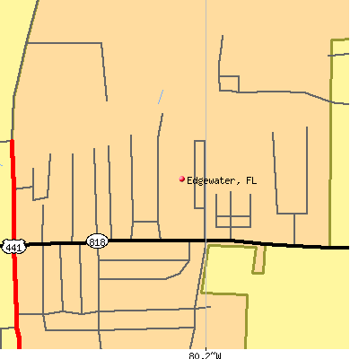 Edgewater map
