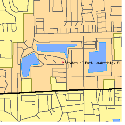 Estates of Fort Lauderdale map
