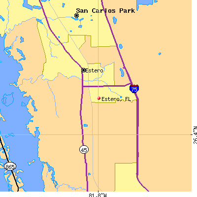 Estero map