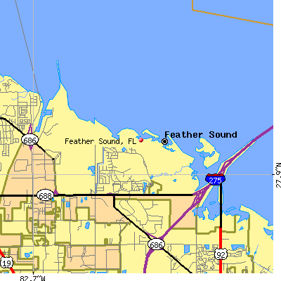 Feather Sound map