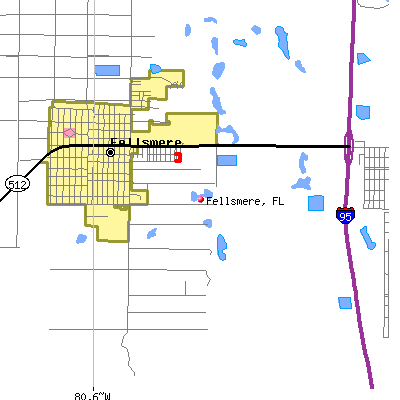 Fellsmere map