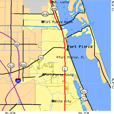 Fort Pierce map