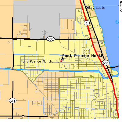Fort Pierce North map