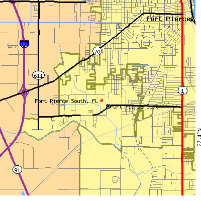 Fort Pierce South map