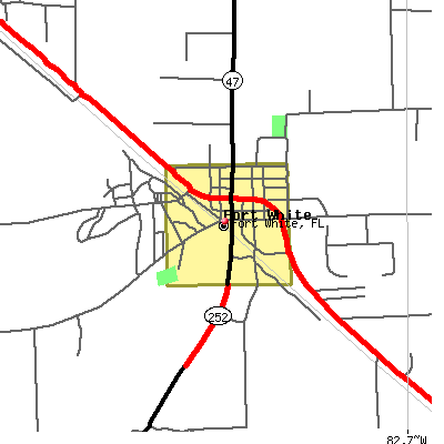 Fort White map