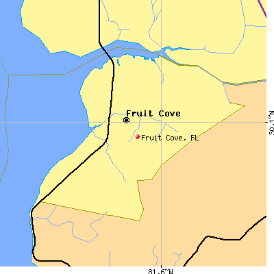 Fruit Cove map