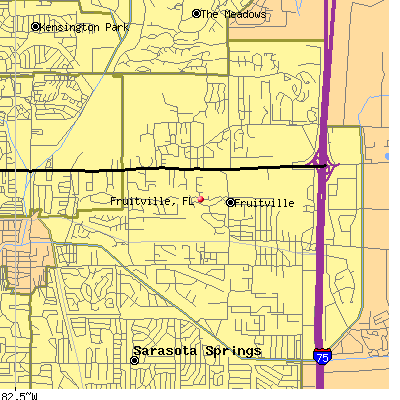 Fruitville map