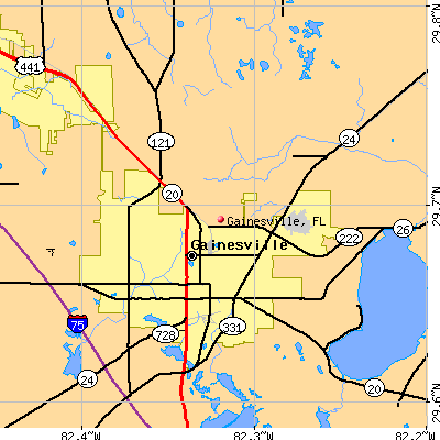 Gainesville map