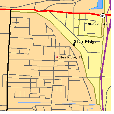 Glen Ridge map