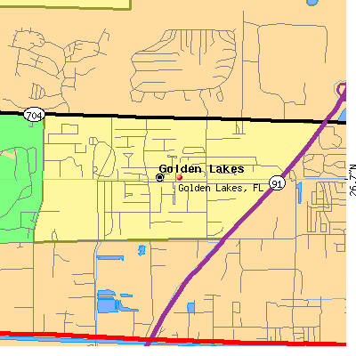 Golden Lakes map