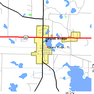 Grand Ridge map