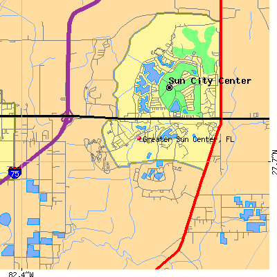 Greater Sun Center map