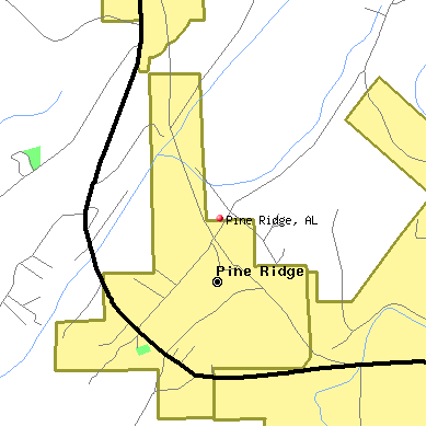 Pine Ridge map