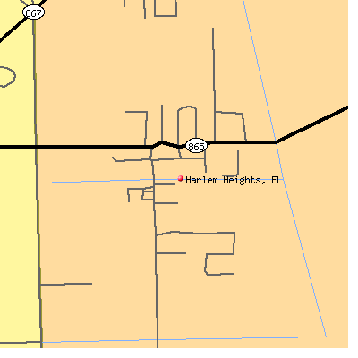 Harlem Heights map