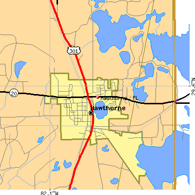 Hawthorne map