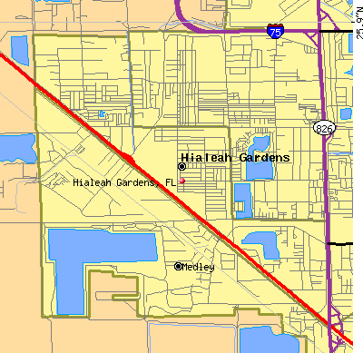 Hialeah Gardens map