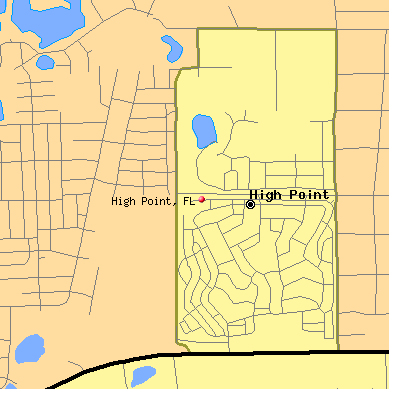 High Point map