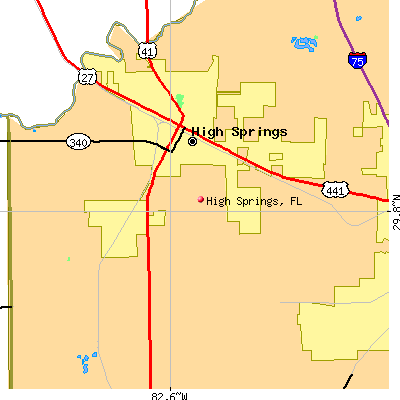 High Springs map