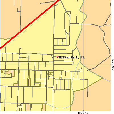 Hiland Park map