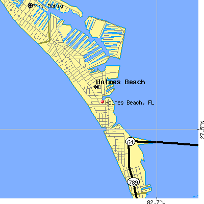 Holmes Beach map