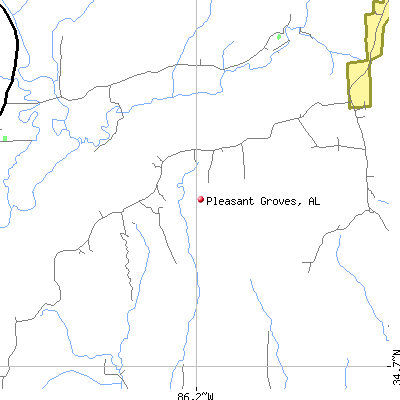 Pleasant Groves map