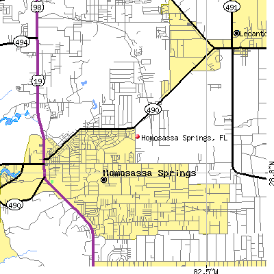Homosassa Springs map