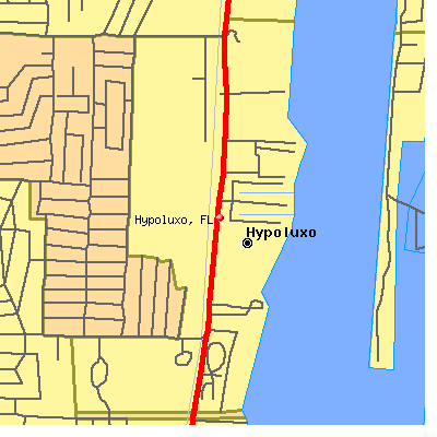 Hypoluxo map