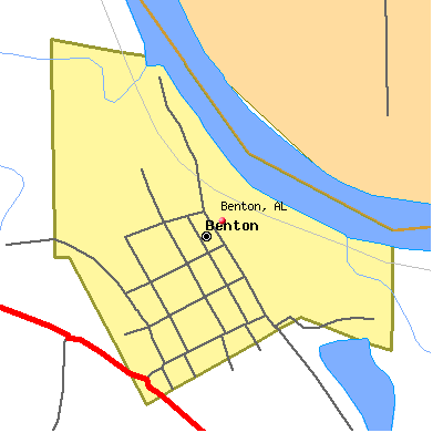 Benton map