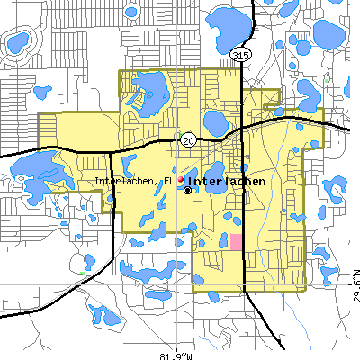 Interlachen map
