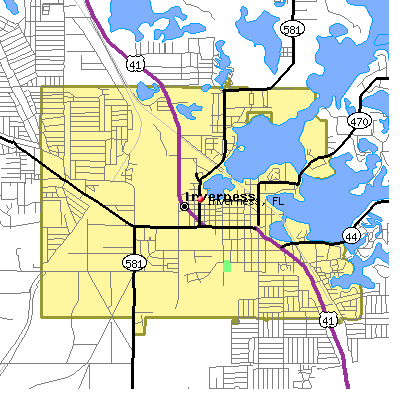 Inverness map