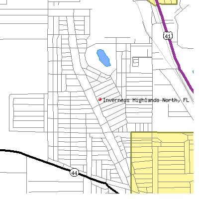 Inverness Highlands North map