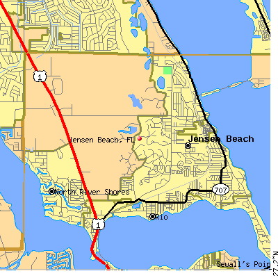 Jensen Beach map