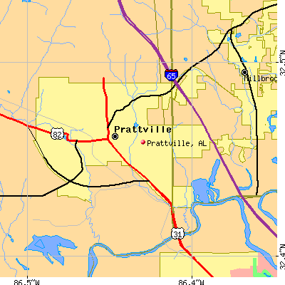 Prattville map