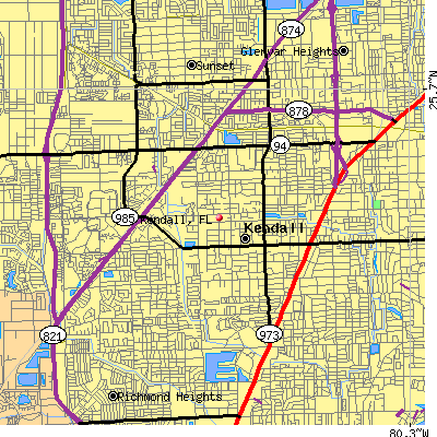 Kendall map