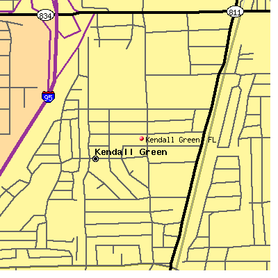 Kendall Green map