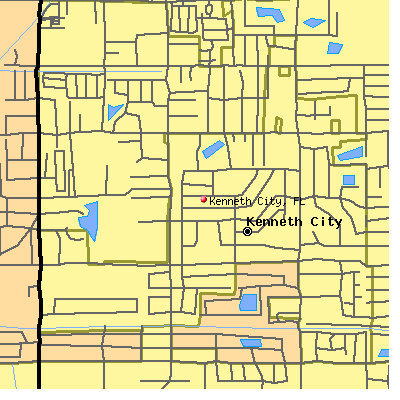 Kenneth City map