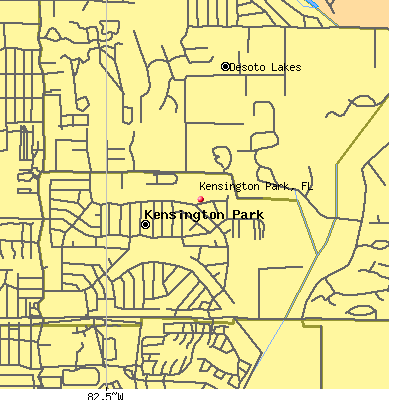 Kensington Park map