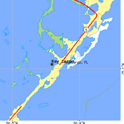 Key Largo map