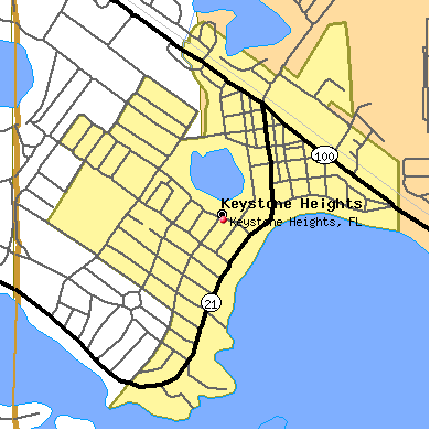 Keystone Heights map