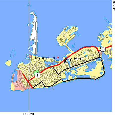 Key West map