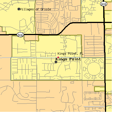 Kings Point map